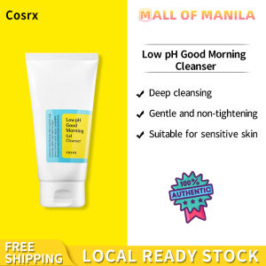 COSRX Low pH Good Morning Gel Cleanser 150ml Gentle Daily Cleansing Maintains Skin pH Balance Removes Morning Impurities Controls Excess Oil Prevents Breakouts Soothes Sensitive Skin Boosts Hydration Non-Drying Hypoallergenic Suitable for All Skin Types