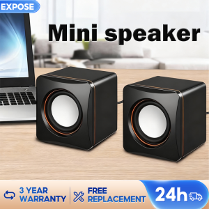 Mini Speakers Portable Stereo Powered for PC Laptops Smartphone USB Wired Multimedia Speaker