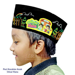 Ramli Songkok Anak Karekter Omar Hana AC Tinggi 9