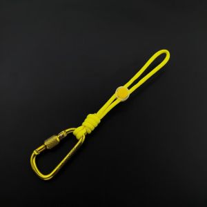 FLORI Di động Dây đeo chìa khóa bằng dây dù 18cm Đa chức năng Móc khóa bình nước ngoài trời Sáng tạo Khóa treo nhanh EDC