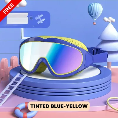 Kids Swimming Goggles | Anti-fog Lens | UV Protection | Quick Fit | 2–16 yrs | Free Case + Ear Plugs