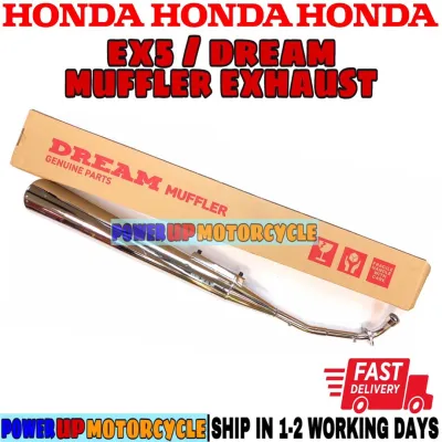 🔥 HONDA EX5 / DREAM MUFFLER EXHAUST PIPE EKZOS