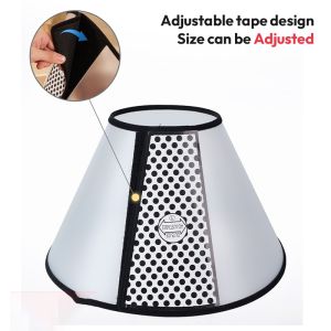 Pet Cat Dog Cone Neck Elizabethan Collar Protective Cover Anti Scratch Bite Cure Wound Recovery E-Collar