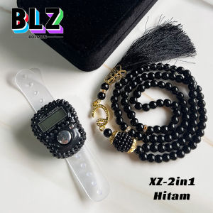 BOLIZUN 2in1 Tasbih Digital Swarovski Premium+Tasbih mutiara Aesthetic free Box Penyimpanan cantik