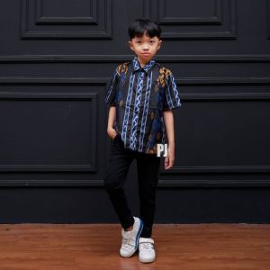 Couple Keluarga Dress Batik Natal Terbaru Songkt Biru Murah Bisa Cod