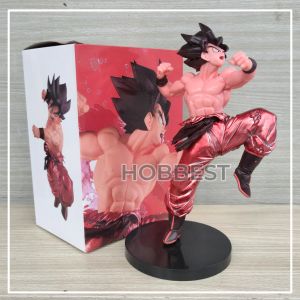 Action Figure DRAGON BALL SUPER : SON GOKU KAIOKEN - Miniatur Pajangan Mainan Songoku Metalic