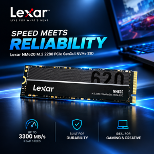 Lexar NM620 1TB NVMe SSD M.2 2280 PCIe Gen3x4 3500MB/s Internal SSD