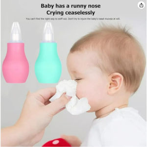 Set of 3 Nasal Aspirator Baby Nose Cleaner Suction Cups