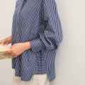 Hosofshopaholic - BELINA SHIRT - Atasan Wanita - Kemeja Garis - Kemeja Salur. 