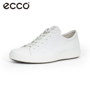 Ecco Mens White Casual Shoes Soft 7 470364