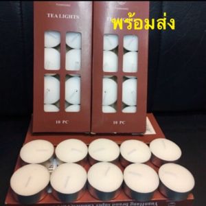 เทียนถ้วย เทียน เทียนทีไลท์ เทียนจุดเตาน้ำมันอโรม่า เทียนขาว เทียนสปา อโรม่า