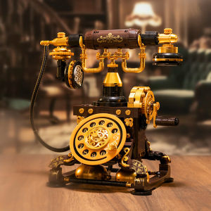 PANTASY Retro Phone Splicing Building Blocks Puzzle Matching Collector-level Toys Creative Home Decoration Gifts