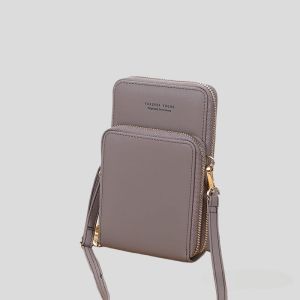 RYZEN Tas Dompet Hp Handphone Hape Slempang Wanita Premium Mini Transparan Lucu Dua Sleting