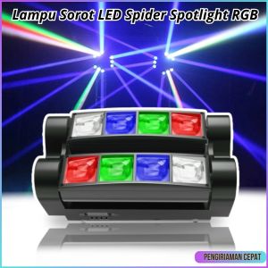 COD JUNHE Lampu Sorot RGB LED Warna Warni Spider Spotlight RGBW Moving Head DMX512 40W - JH-40 / Lampu Sorot Paggung Tembak Disco Warna Warni Super Terang / Lampu Sorot laba Laba LED / Lampu Sorot Disco Tembak Paling Terang