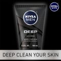 Sữa rửa mặt Nivea Men Deep Cleansing Bẻad & face wash giàu than tự nhiên 100ml. 