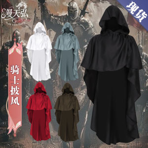 Medieval knight cape halloween cosplay cross-border new monk hooded cape cosplay costume gifts