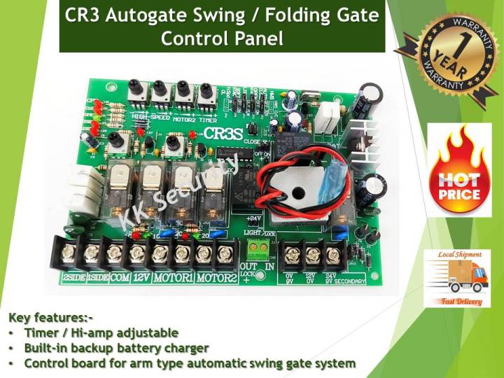 Autogate CR3 Swing / Folding Gate Control Panel / Board - 1 Unit | Lazada