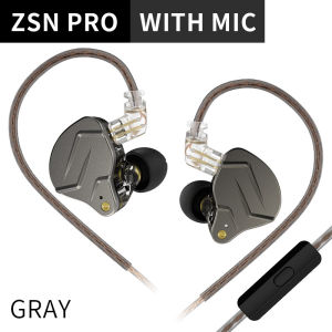 KZ ZSN Pro zsn pro zsnpro metal earphones 1BA+1DD HIFI heavy bass game earphone cable running sport music earphone detachable 2-pin cable