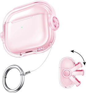 Anvers AirPods Pro 2/1 Case and AirPods 4/3/2/1 Case Soft TPU Protective Cover with Invisible Bracket