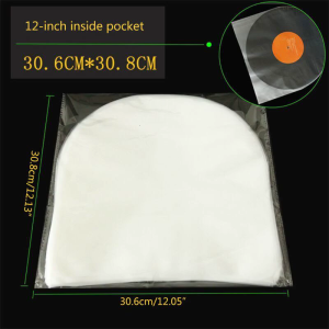 50PCS Anti-static Polyethylene Inner Holder for Lp Vinyl for Protection Storage Bags Keeping out Dirt Dust Cover for Pr