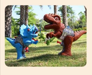 Dinosaur Water Gun Toys Baby Bath  Beach Toys Kids Air Mainan Bayi Budak Kanak dinosaur triceratops 恐龙霸王龙三角龙玩具水枪