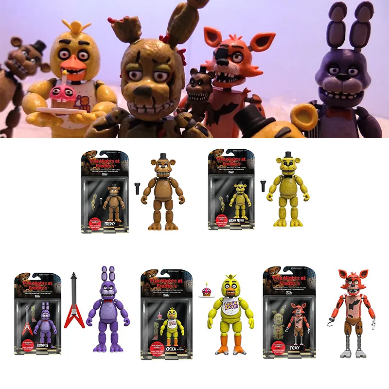 Funko Five Nights At Freddy's FNAF Golden Freddy Foxy Action