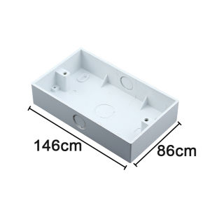 5pcs 146 Type Outer Wall Junction Box Standard Switch Socket Internal Box Electrical Safety Case