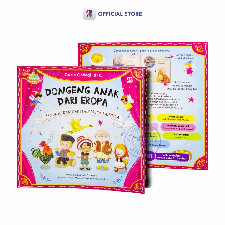Buku Dongeng Anak Dunia : Dongeng Anak dari Eropa Pinokio dan Cerita ...