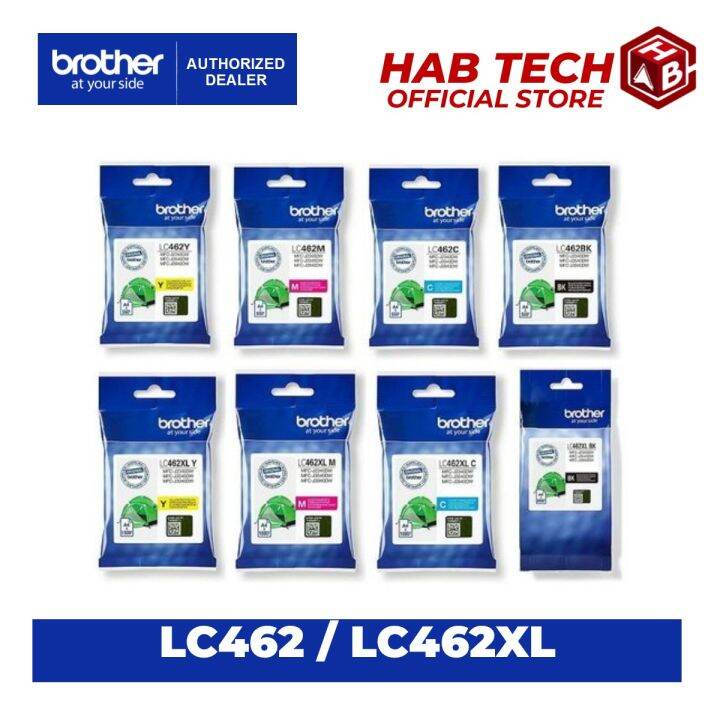 Brother LC462 | LC462XL CMYB Ink Cartridge 462 462XL | Lazada PH