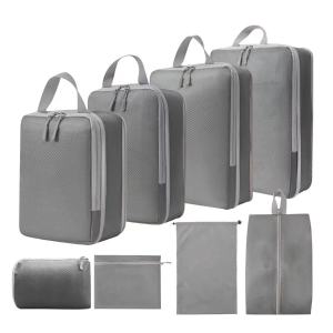 【Buy 1 take 7& Free shipping】Travel Packaging Cube bag box8-piece set of travel cube Save space Foldable luggage Storage Bag lightweight luggage Storage Bag luggage organizer set