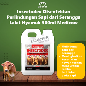 Insectodex Disenfektan Perlindungan Sapi dari Serangga Lalat Nyamuk 500ml Medicow