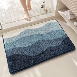 Soft Touch Absorbent Bath Mat Floor mat Anti Slip Natural Design for Bathroom Living Room Kitchen