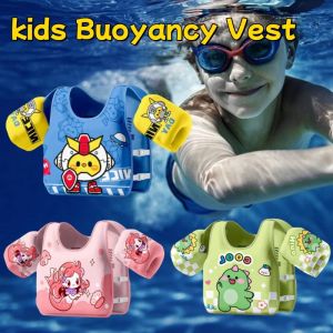 Life Vest for Kids Life Jacket Floater for Kids Adjustable Non Inflatable Buoyant Vest Arm Floaties