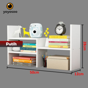 Rak Meja Kantor Serbaguna Rak Buku Minimalis Hiasan Figura Meja Kantor - YOYOSOO