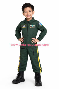 READY STOCK Cosplay Kids Children Air Force Uniform Tentera Udara Occupation Career Front-liner Costume Pakaian Hari Kerjaya