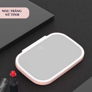 Gương Trang Điểm Trên Ô Tô Với Đèn LED 3 Chế Độ Ánh Sáng Gắn Chắn Nắng Xe Hơi {đa năng cao cấp}