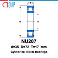 NU207 UBC ตลับลูกปืนเม็ดทรงกระบอก NU207EM ( Cylindrical Roller Bearings ) NU207 EM. 