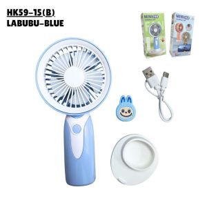 🔥IN STOCK🔥 Mini Handheld Fan Rechargeable Portable Fan with Desktop Stand Lightweight Low Noise