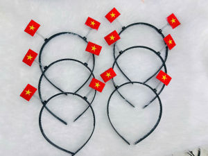 Set 02 Kẹp Tóc Lá Cờ Tổ Quốc Kẹp Tóc Cờ Đỏ Sao Vàng Mừng Các Ngày Lễ Của Việt Nam KT10
