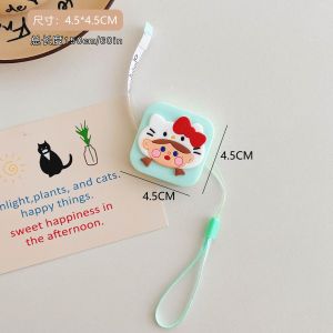 Cartoon minimalist automatic telescopic ruler mini small tape measure clothing and body measurement tape measure