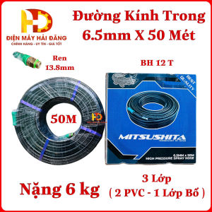 Dây phun áp lực 3 lớp. Hiệu MITSUSHITA JAPAN. 2 Lớp PVC 1 Lớp Bố. . Hàng Bảo Hành Phù Nổ 1 Năm