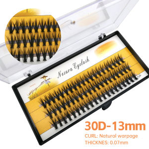 Bulu mata yang ditransplantasikan secara alami dari diri sendiri dan bulu mata palsu. COD -🌈Ninestar