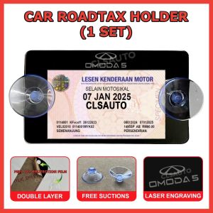 Car Holder Roadtax OMODA Acrylic Small Size Pemegang Rotax Kereta Rotek Cover Road Tax Chery