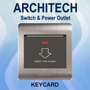 ARCHITECH PLATINUM B9-K15 Sakelar - Saklar kartu Silver