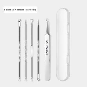 Cell clamp Stainless steel Remove blackhead tweezers needle for removing acne fat granules comedones Tahan lama