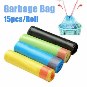 Drawstring Garbage Bag Thickened Automatic Closing Kitchen Garbage Bag