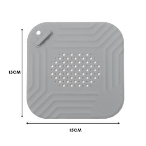 Shower Drain Covers Silicone Tube Drain Hair Catcher Stopper Drainer Srainer Filter Bathroom Floor Drainer Useful Anti-blocking Sink Strainer Square Shape Floor Drain Sewer Outfall Drain Filter Hair Clean Up Mesh Trap Kitchen Bathroom Accessories