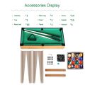 【Fast delivery】COD Billiard Table Set 120*77.5*61CM Mini billiard Table for Kids wooden with tall feet pool table set taco billiards Children's Pool table home 69 snooker mini pool table. 