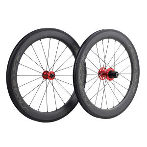 SILVEROCK SR50 Carbon Wheels 20in 406 451 Rim V Caliper Brake 50mm High Clincher 74mm 100mm 130mm 135mm for Minivelo Fnhon P8 C9 P18 Folding Bike Wheelset