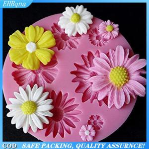 [COD] 3D Sunflower Flower Petals Embossed Silicone Mold Relief Fondant Cake Decor Tool